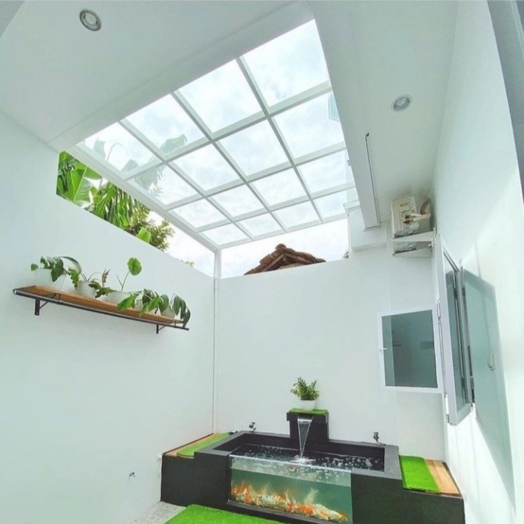 Kanopi solarflat bening / kanopi transparan sidoarjo