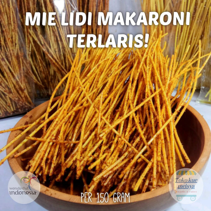 

Mie Lidi Ayam Putih Original dan Pedas Gurih / Mie Lidi Pedas Terlaris