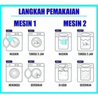 Tablet Pembersih Tangki Mesin Cuci , Tank Cleaner / Tablet Pembersih Mesin Cuci