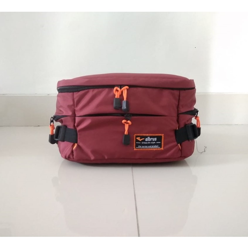 Tas Selempang Waistbag Pria Original Distro Terbaru Tas Slempang Kecil Pria Murah - Hitam Navy