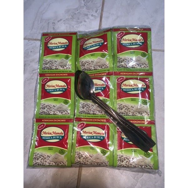 

Merica Bubuk Mamaku renteng isi 12pcs x 2gram