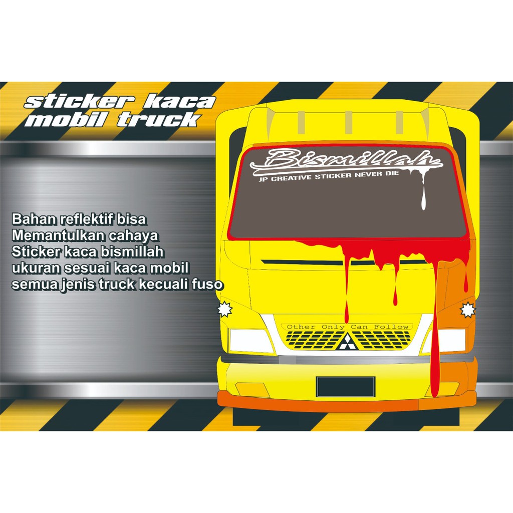 STICKER CUTTING MOBIL TRUCK