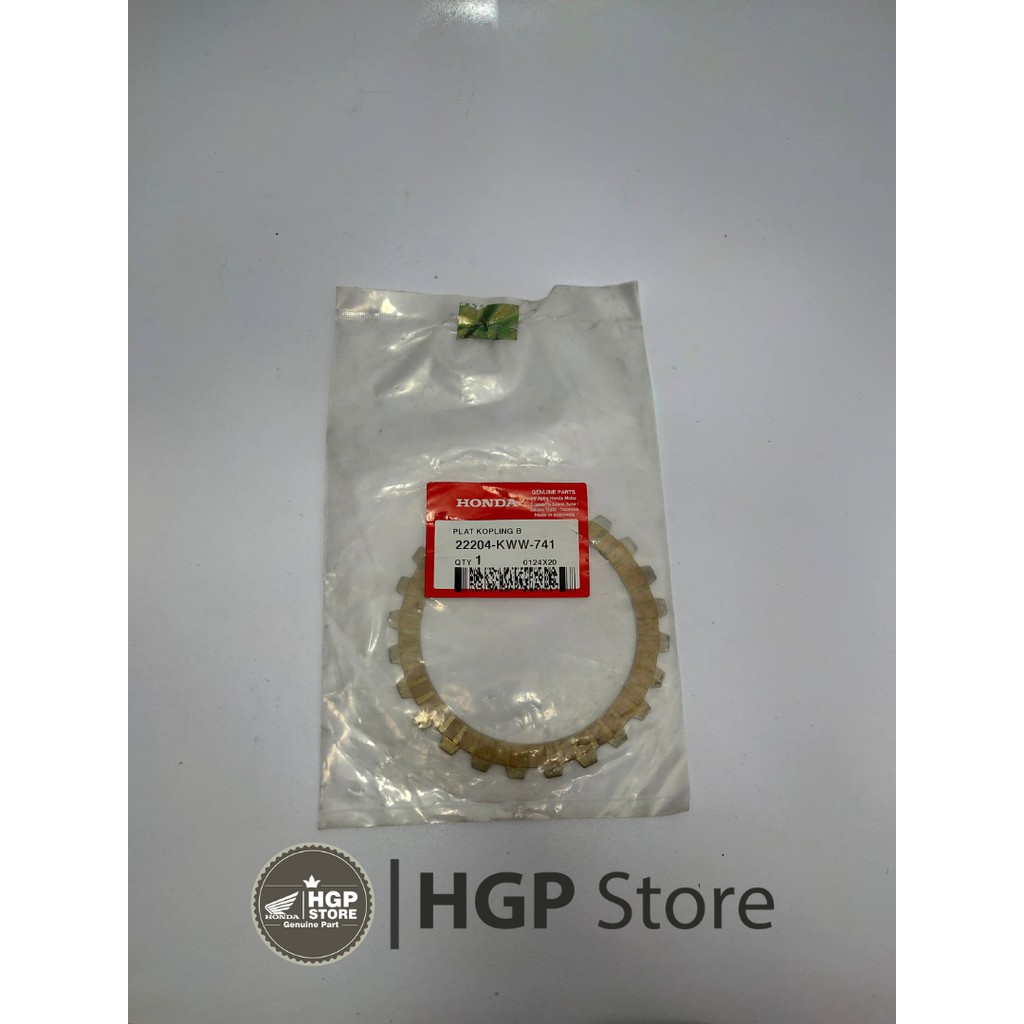 KAMPAS KOPLING DISK B CLUTCH FRICTION BLADE 22204KWW741 ORI AHM HGP