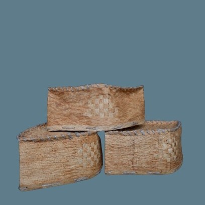 PECI KULIT KAYU HONAI/KOPIAH KULIT KAYU/SONGKOK KULIT KAYU HONAI BISA REQUEST UKURAN