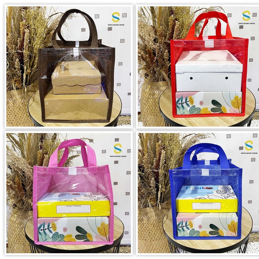 

Ready Stock Tas Hajatan Goodie Bag Kombinasi Mika Ukuran Kardus 20