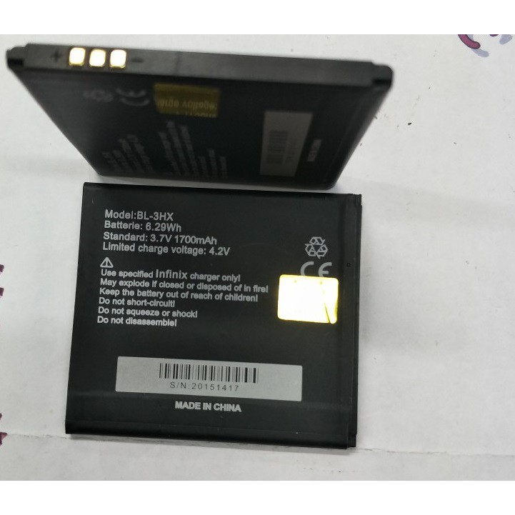 Battery Batre Baterai Infinix BL-3HX BL3HX BL 3HX