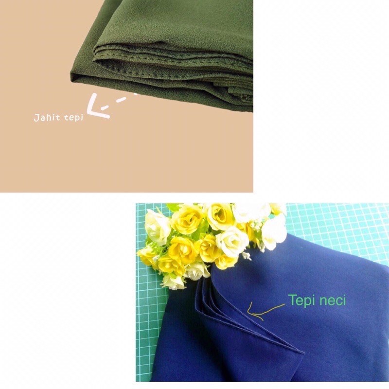 JILBAB KERUDUNG PASHMINA CERUTY BABYDOLL PANJANG 180