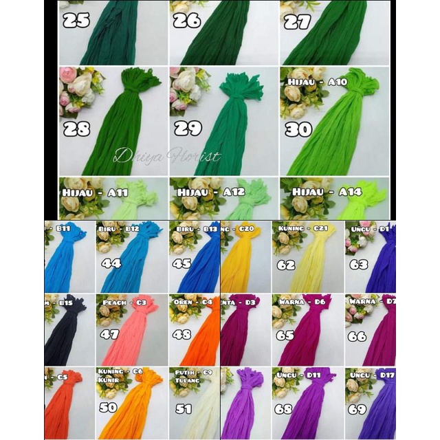 Kain Stoking Polos|Bahan Bunga stoking|Kain stoking warna|Nylon Flower |Kain Stoking Polos Promo Bah