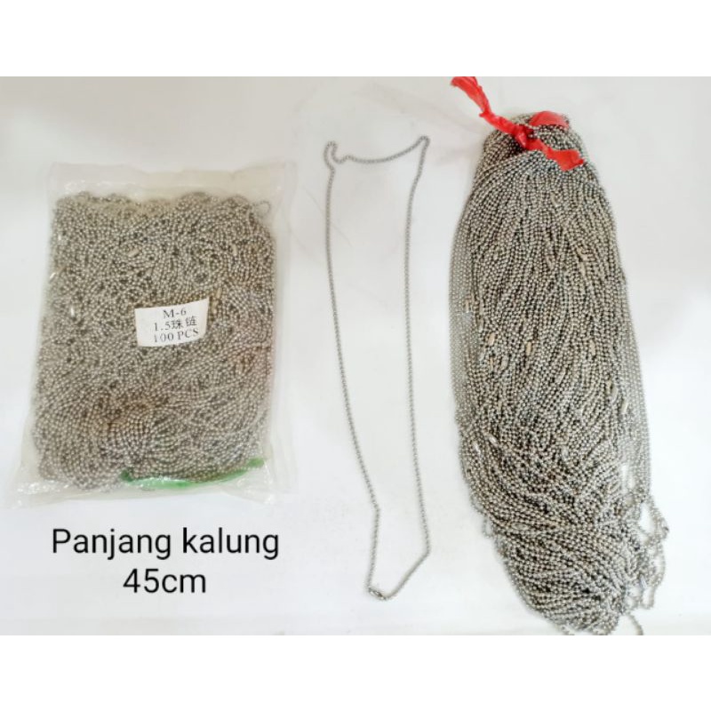 KALUNG RODIUM HARGA/5PCS