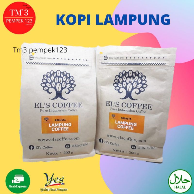 

Kopi Bubuk Asli Lampung Robusta Els Coffe