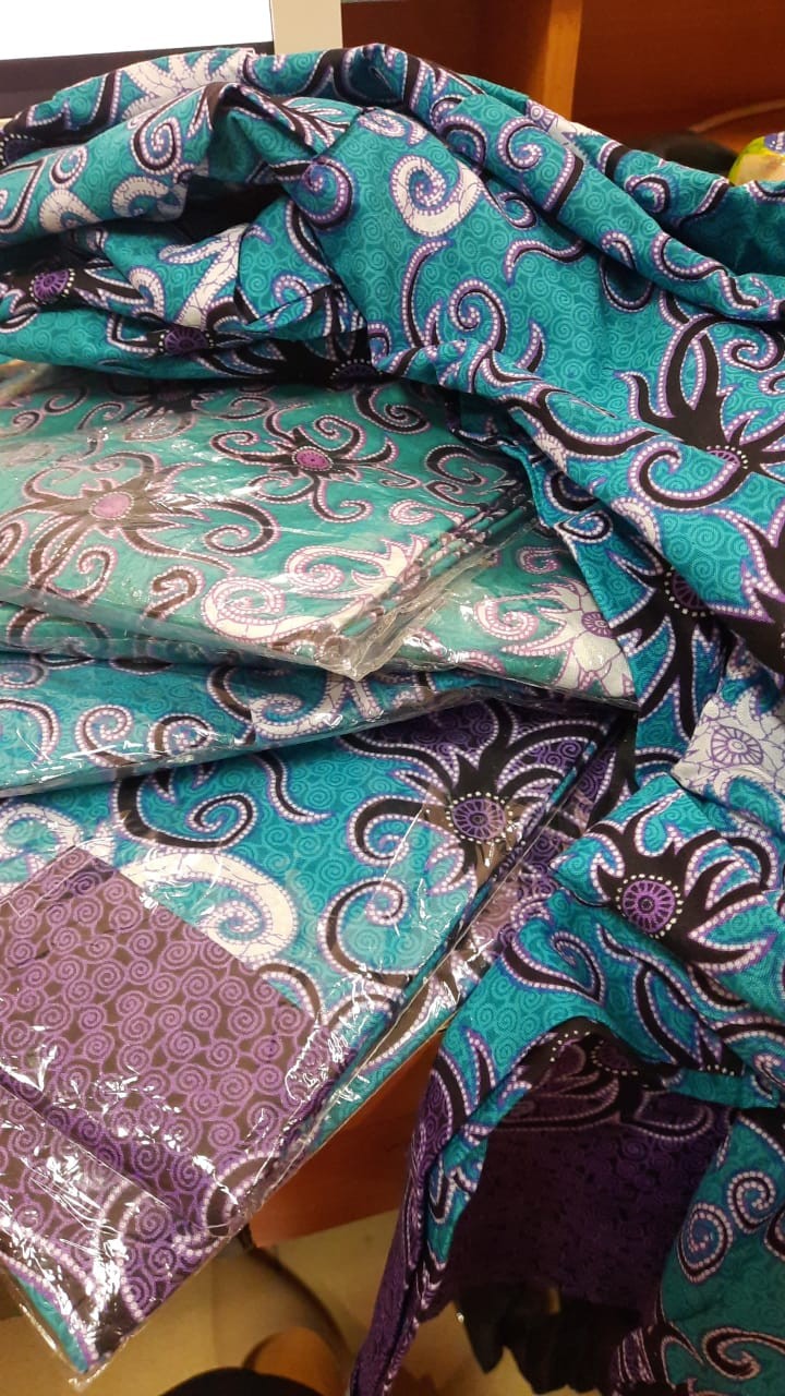 Batik Couple Keluarga - Sania Ruffle Ori Ndoro Jowi Dnt Sogan Cumi Tosca