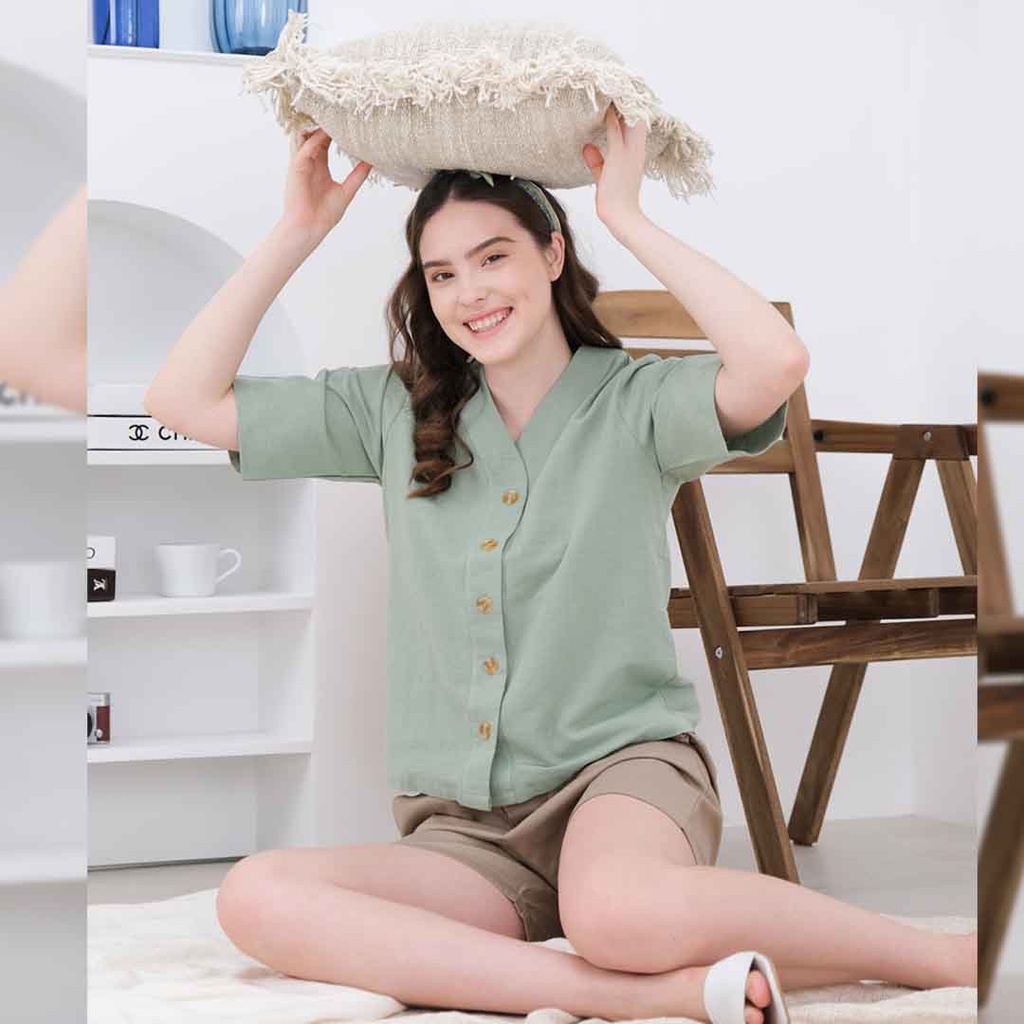 Beatrice Clothing Nazka Blouse - Atasan Wanita-Tosca