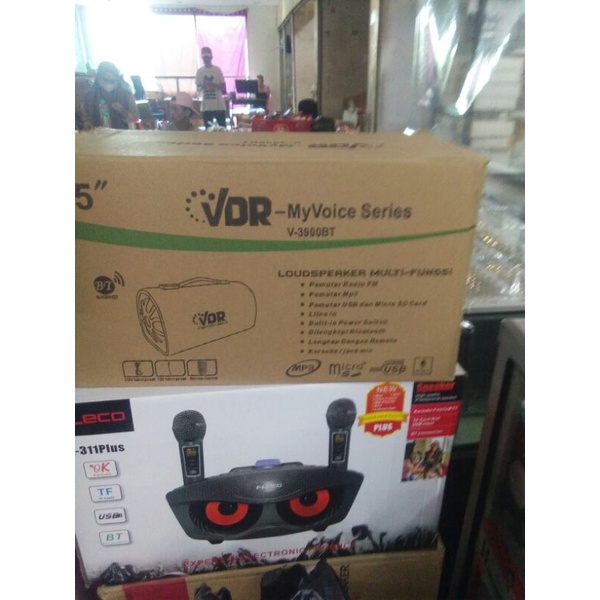 Speaker VDR 4100/9100bt bazooke bluetooth 5//bisa 2 mic