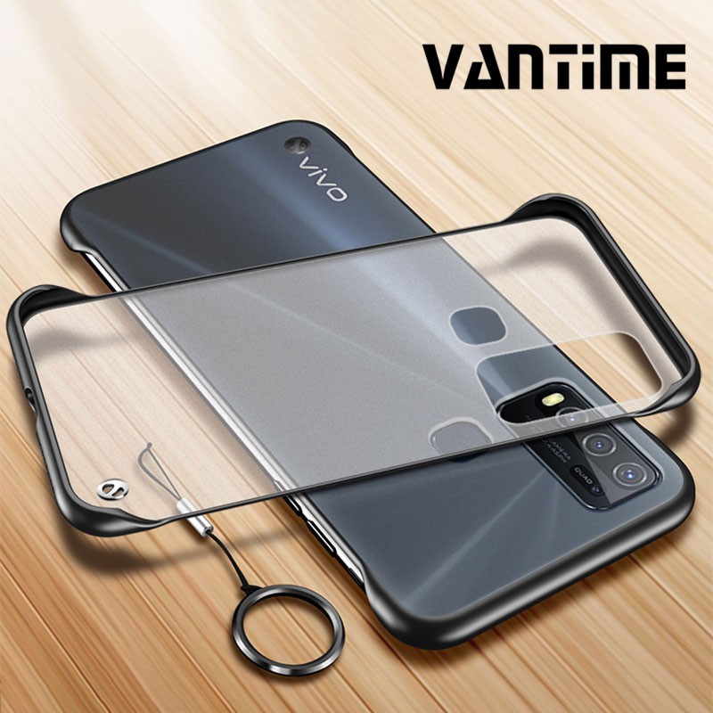 Casing Hard Case Bahan Pc Matte Ultra Slim Transparan Dengan Ring