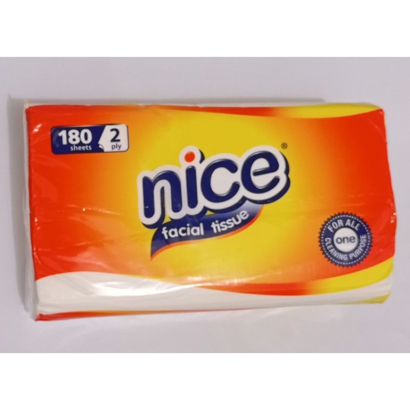 NICE FACIAL TISSUE 180 S / 2 PLY
