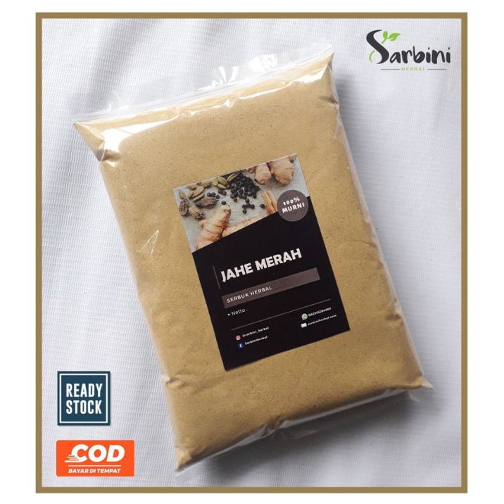 Jahe Merah Serbuk 1 kg / Bubuk Jahe Merah Murni