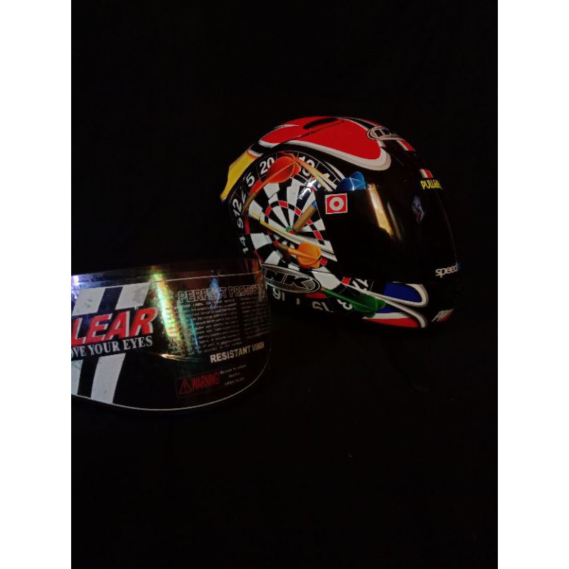 Ink Cl 25 bulldog Visor draksmoke + Visor rainbow