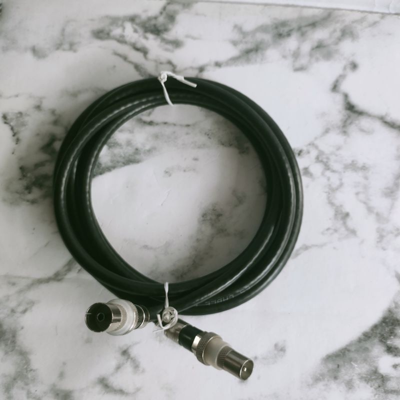 KABEL ANTENA TV DIGITAL MURAH BAGUS JACK BESI/KABEL ANTENA MALE +FEMALE+Jack BELDEN/KABEL ANTENA PLATINUM PERPANJANGAN FEMALE TO MALE