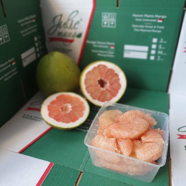 

Jeruk Pomelo Kupas Bersih Langsung Makan Manis Segar Banyak Air