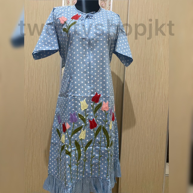 DASTER PENDEK  SIZE S MEREK OMAH DASTER EVA MALANG