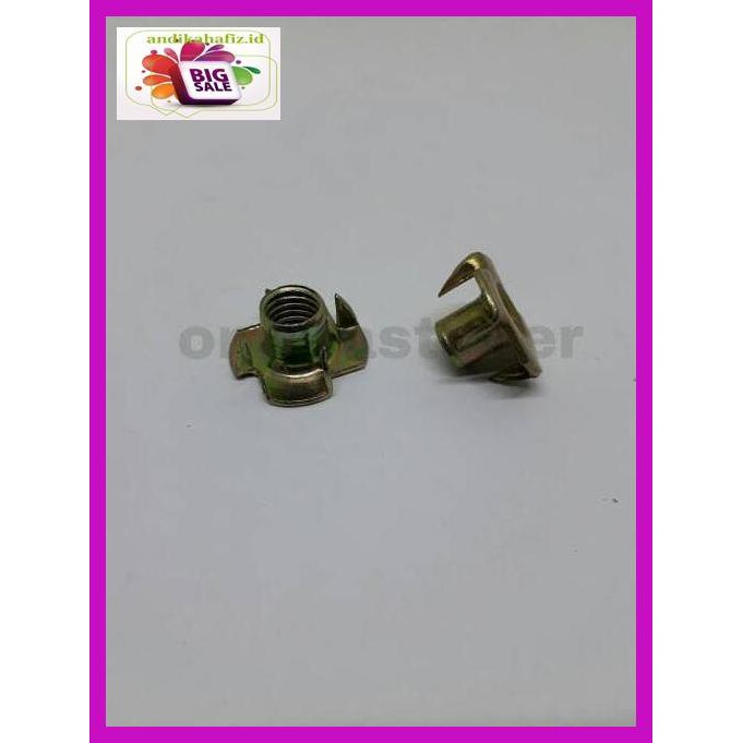 7Tyetr5- T Nut / Tee Nut / Mur Furniture / Mur Cakar / Mur Tanam Kayu M10 Rd5E5E-