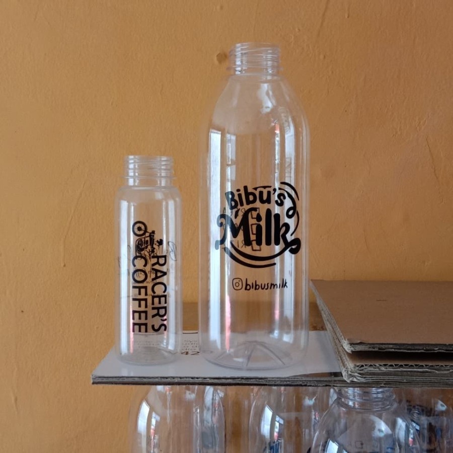 Botol Kale 1 liter/ 1000ml + Cetak Sablon Custom