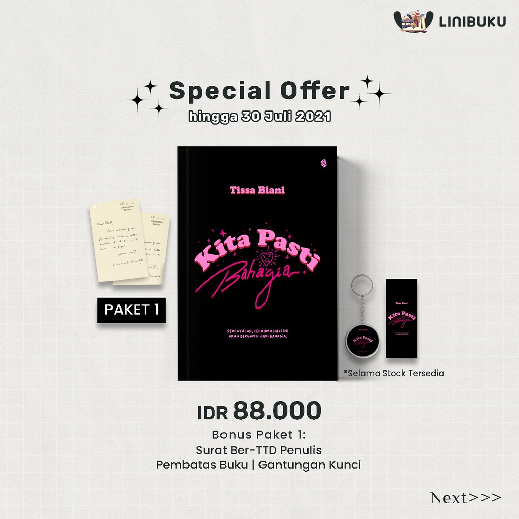 Buku Kita Pasti Bahagia karya Tissa Biani-1