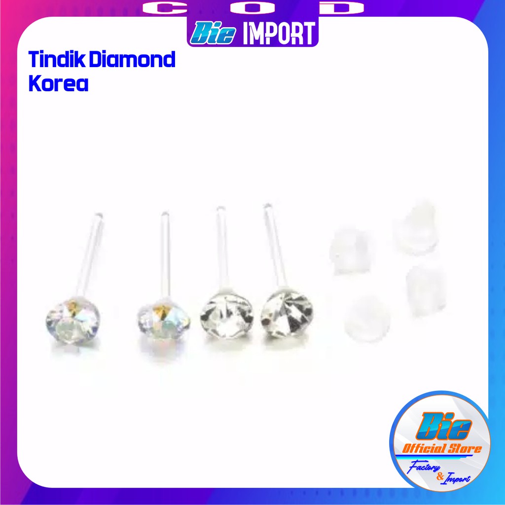 Tindik Diamond Korean Style Impor Best Seller