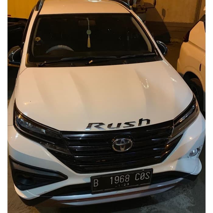 Logo Hood Emblem Kap Mesin TOYOTA RUSH Logo RUSH Chrome