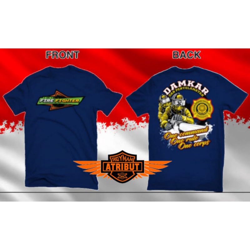 Kaos lengan pendek DAMKAR