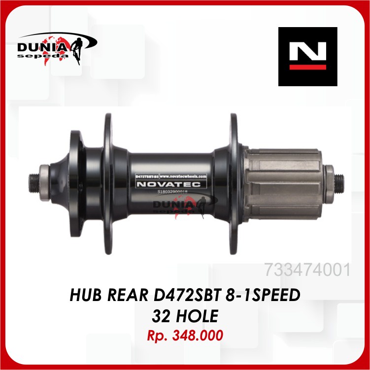Hub Rear/Hub Belakang D472SBT 8-1 Speed 32Hole