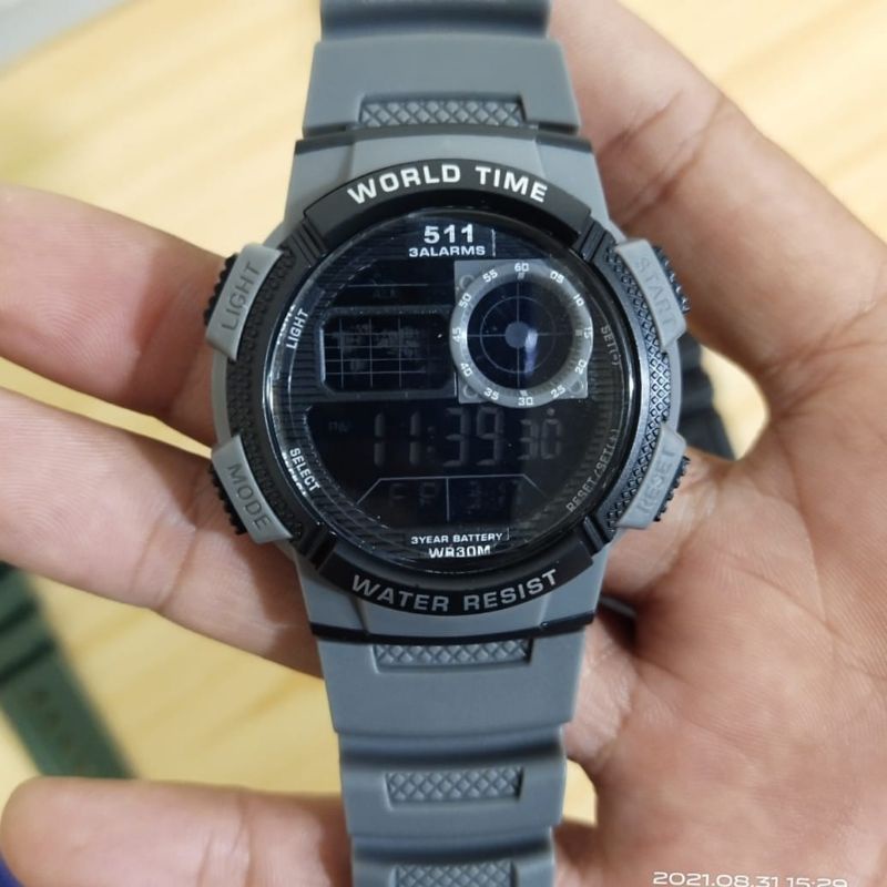 Jam Tangan Pria Digital 511 Tahan Air Gratis Ongkir