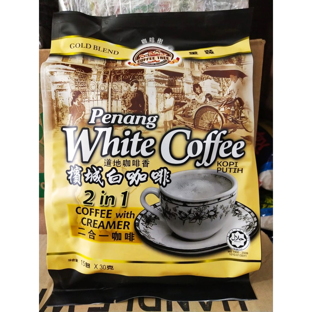 

Kopi Gold Blend Coffee Tree Penang White Coffee 2 in 1 No Sugar
