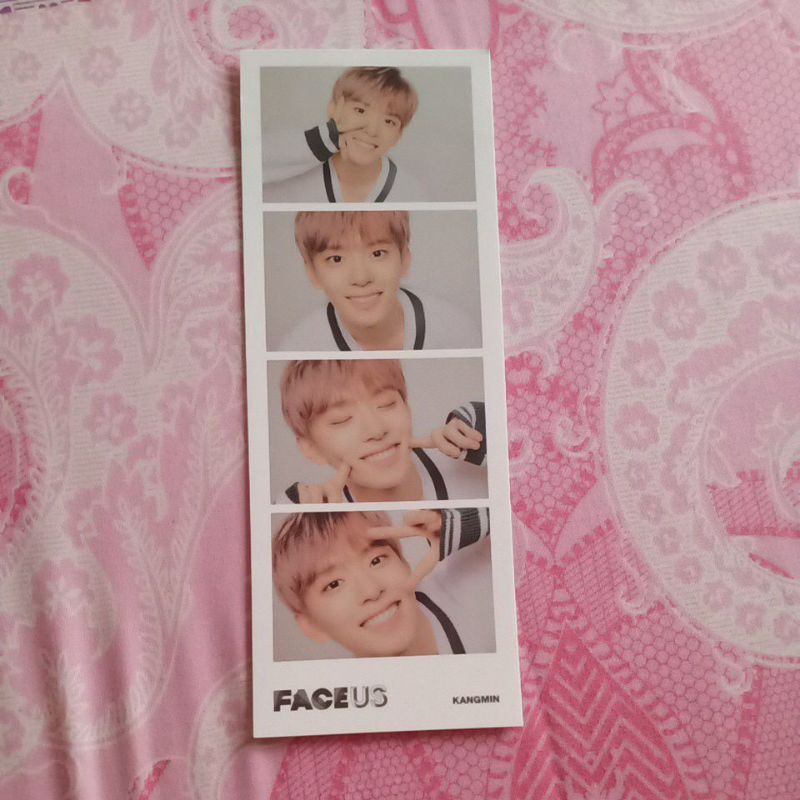 Photostrip verivery face us diy pc photocard