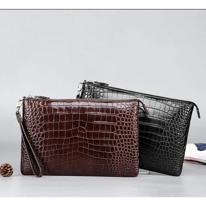 Kiie - CLUTCH CROCODILE - TAS TANGAN PRIA WANITA C-1918
