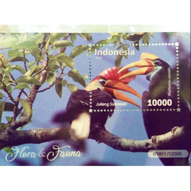 

Souvenir Sheet SS Perangko Indonesia Flora Fauna 2019