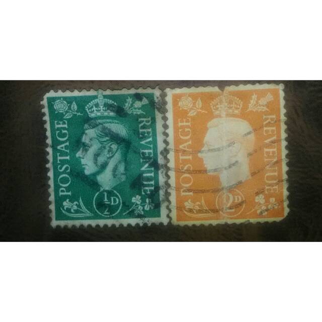 

Perangko British Gandengan thn 1942 seri Kepala Negara