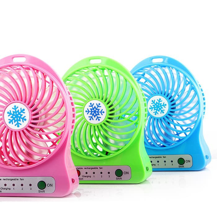 Promo kipas angin mini portable F95B charger baterai 18650