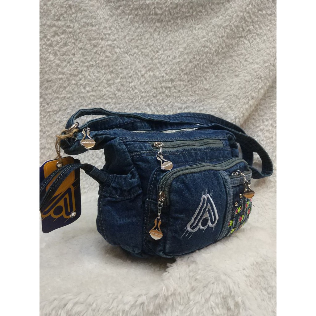 TAS SELEMPANG GAUL ORIGINAL JEANS MADELEINE 652. DARENA BAGS BANDUNG