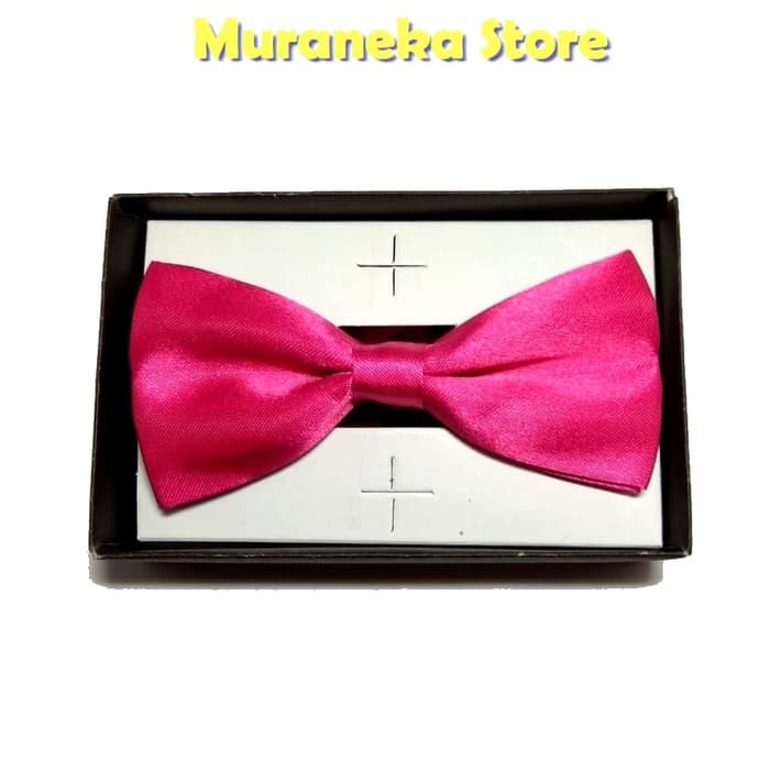 Dasi ANAK Kupu Kupu Bowtie Polos PINK Pita WEDDING Kupu2 Pesta Merah Bridesmaid Balita Anak2 TK Laki