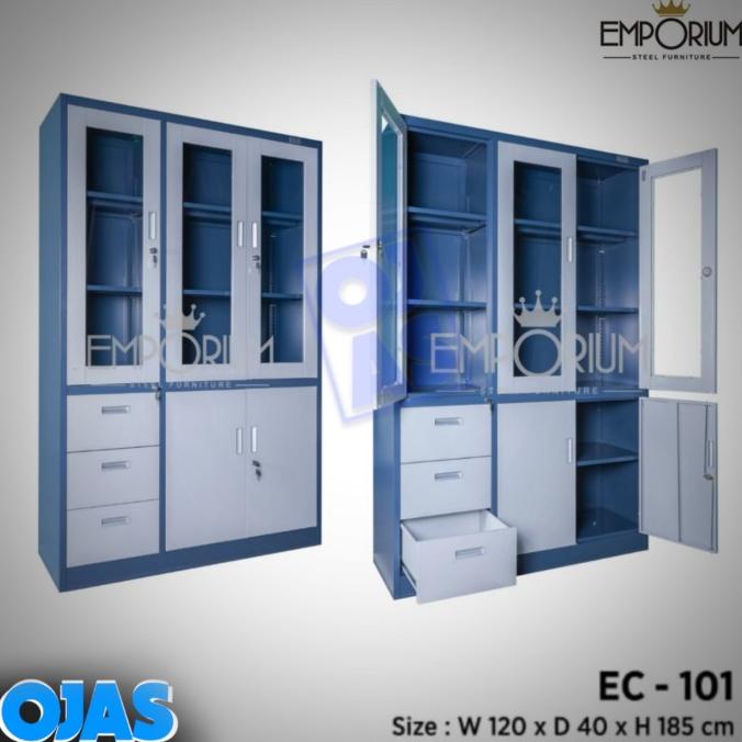

[[COD]] Lemari Arsip File Plat Besi 3 Pintu dan Laci Emporium EC 101 PROMO Kode 530