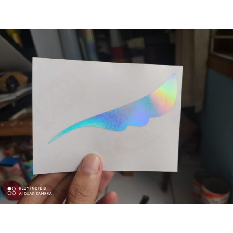 

stiker cutting noah hologram