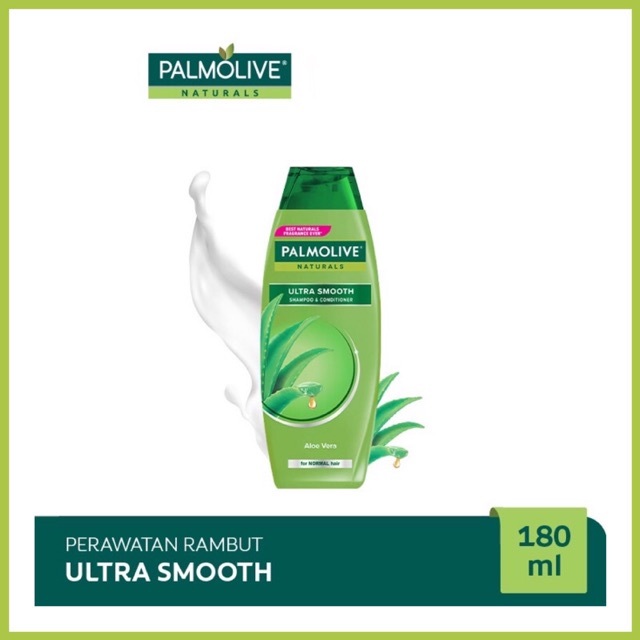 PALMOLIVE Naturals Aloe Vera Ultra Smooth Shampoo Conditioner Rambut Halus Lembut Sehat