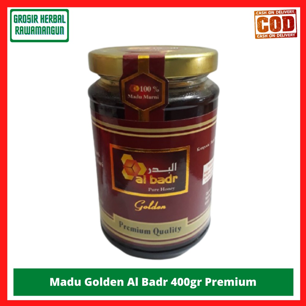 

Madu Golden Al Badr Raw Honey Madu Murni kental 400 gr