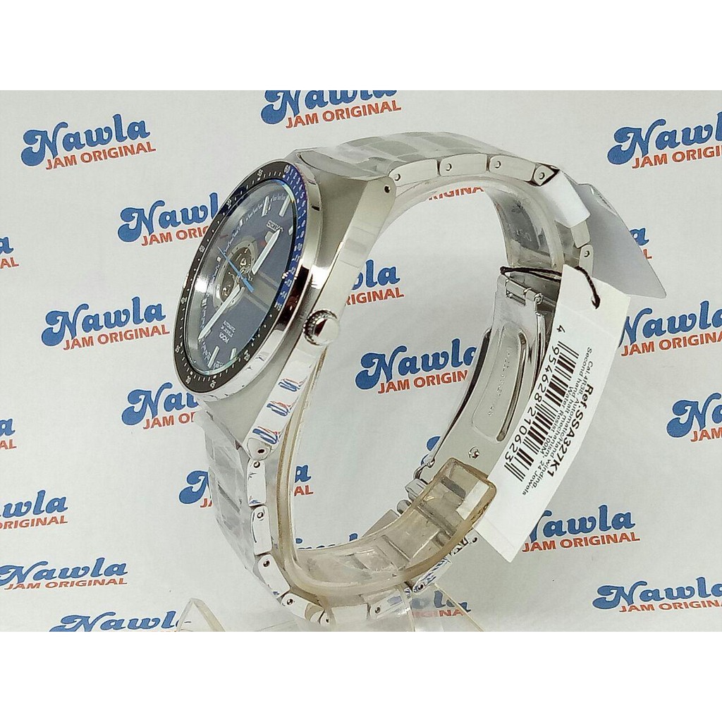 Seiko 5 Sports SSA327K1 Open Heart Blue Dial - Jam Tangan Pria SSA327