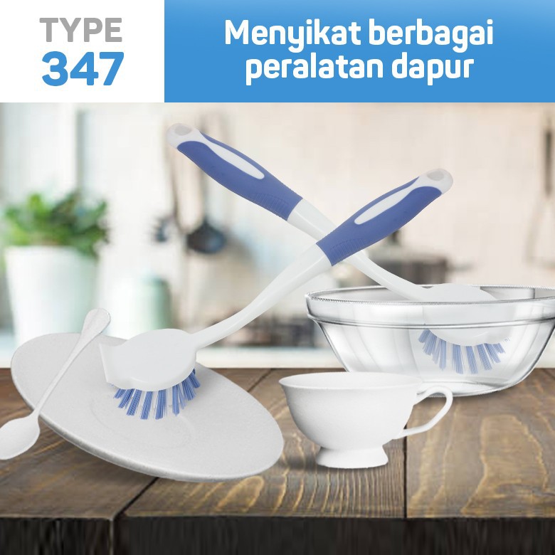 Bagus Sikat Dapur Sikat Panci Dish Brush Sikat Nilon Tipe 347