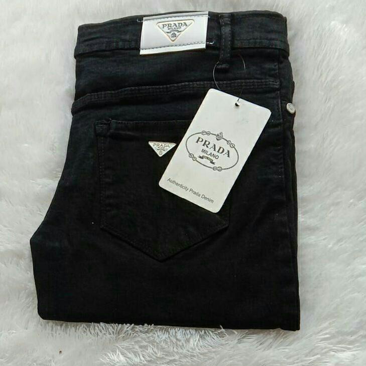 TERBARU  YANG LAGI HITZ PRADA Celana Jeans Panjang Wanita Skinny Big Size Jumbo Cewek grosir