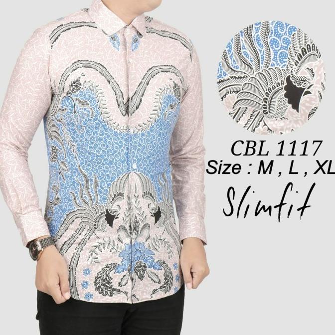 KEMEJA BATIK KOKO SLIM FIT / BAJU BATIK KOKO PRIA SLIM FIT CBL333