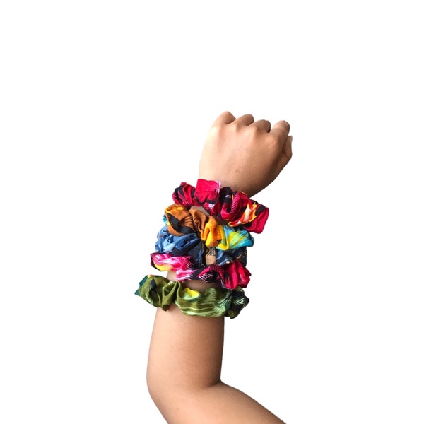 Ikat Rambut Bali Hawaiian Scrunchies A001.ag