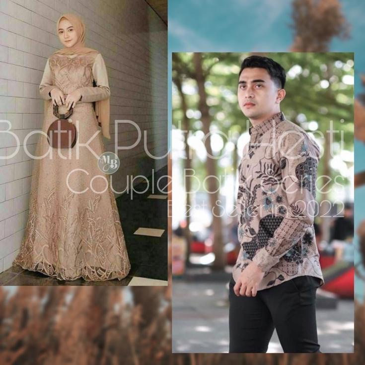 Special - SARIMBIT PASANGAN BAJU KEBAYA BROKAT MODERN BATIK FASHION WANITA GAMIS SYAR'I BATIK PRIA